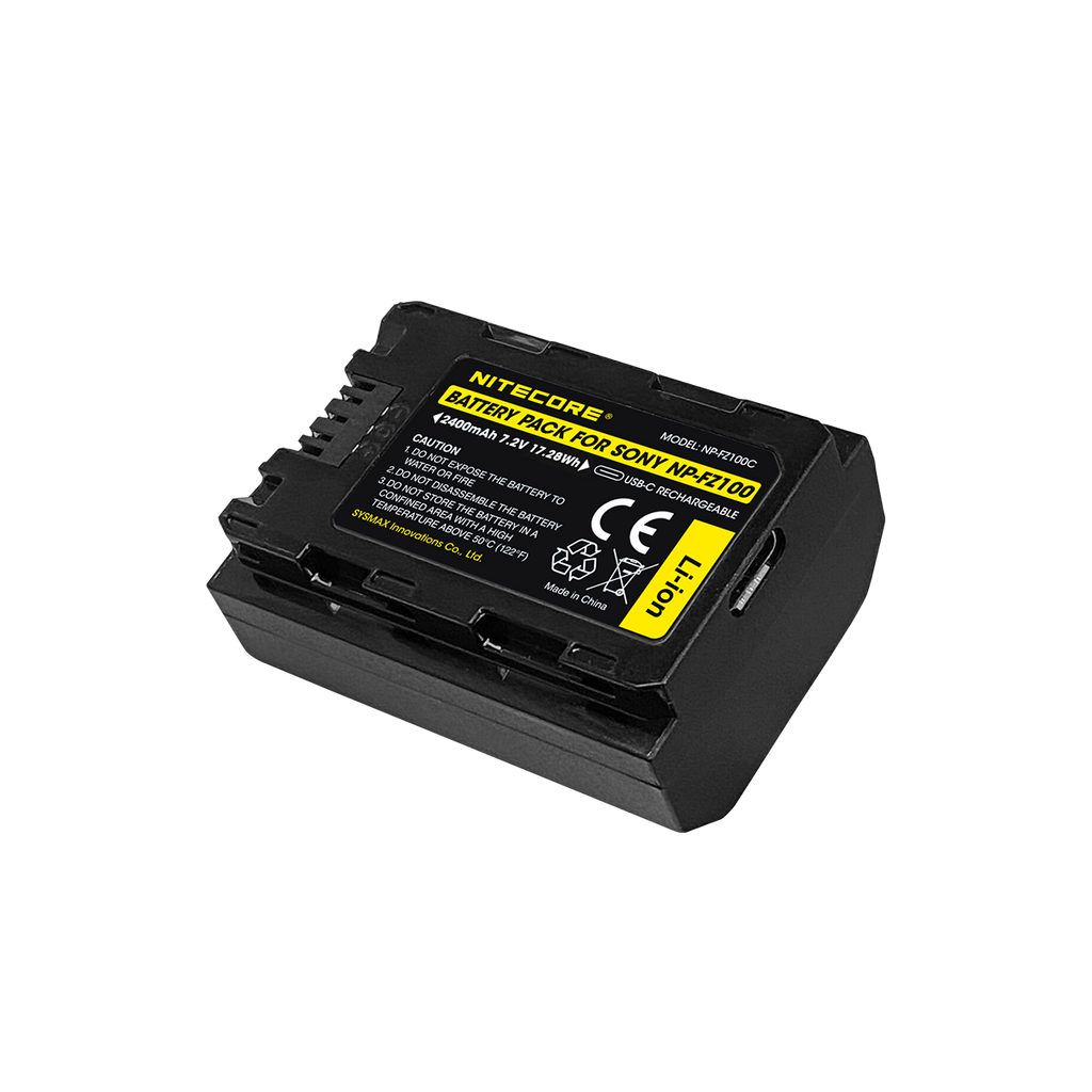 Μπαταρία Nitecore For Sony NP-FZ100C 7,2V 2400 mAh 17,28Wh | www.lightgear.gr