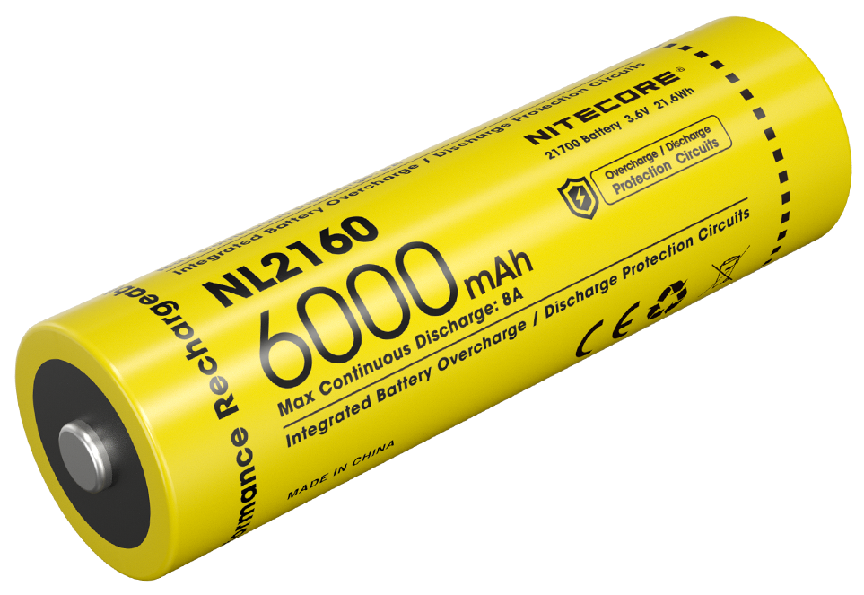 Μπαταρία Nitecore 21700 / 6000 mAh | www.lightgear.gr