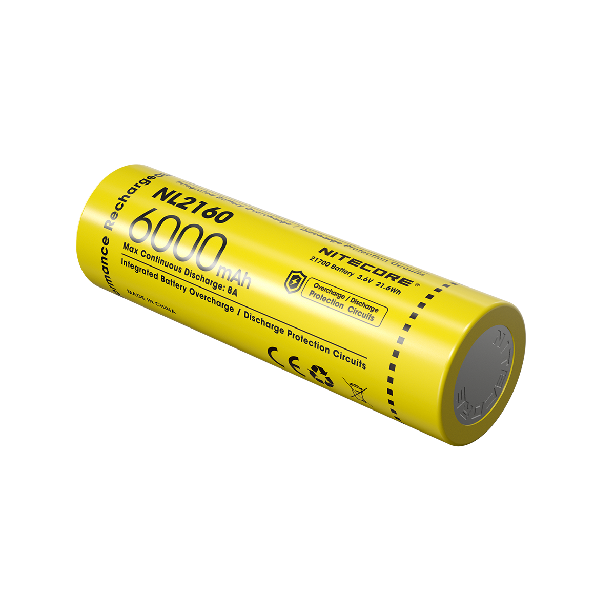 Μπαταρία Nitecore 21700 / 6000 mAh | www.lightgear.gr