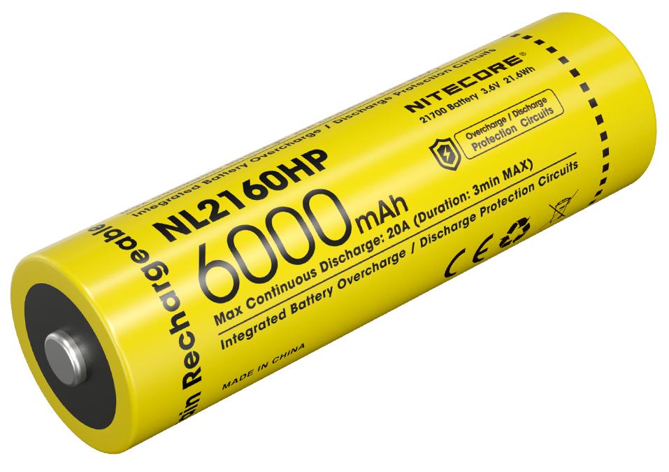 Μπαταρία Nitecore 21700 / 6000mAh / HP | www.lightgear.gr