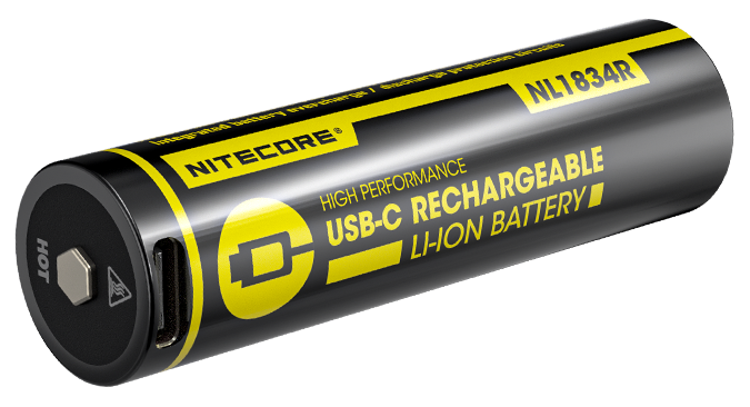 Μπαταρία Nitecore 18650 / 3400mΑh / USB-C | www.lightgear.gr