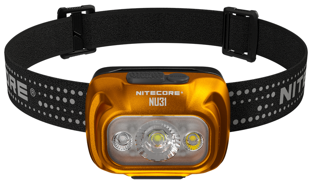 Επαναφορτιζόμενος Φακός Κεφαλής LED Nitecore NU31 Πορτοκαλί | www.lightgear.gr