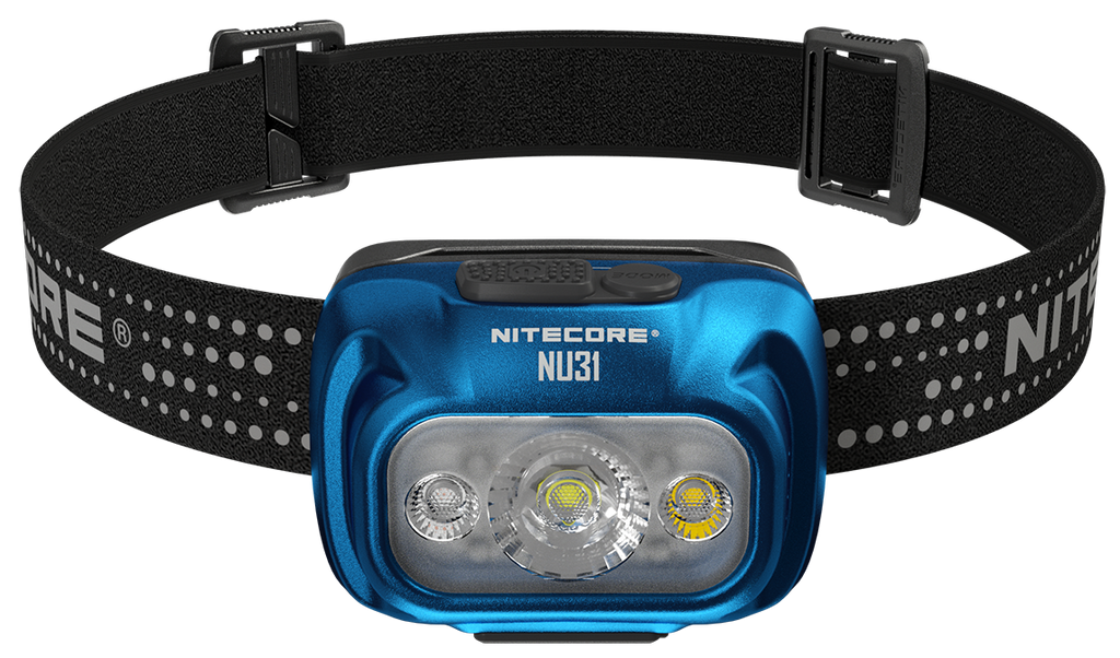Επαναφορτιζόμενος Φακός Κεφαλής LED Nitecore NU31 Μπλε | www.lightgear.gr