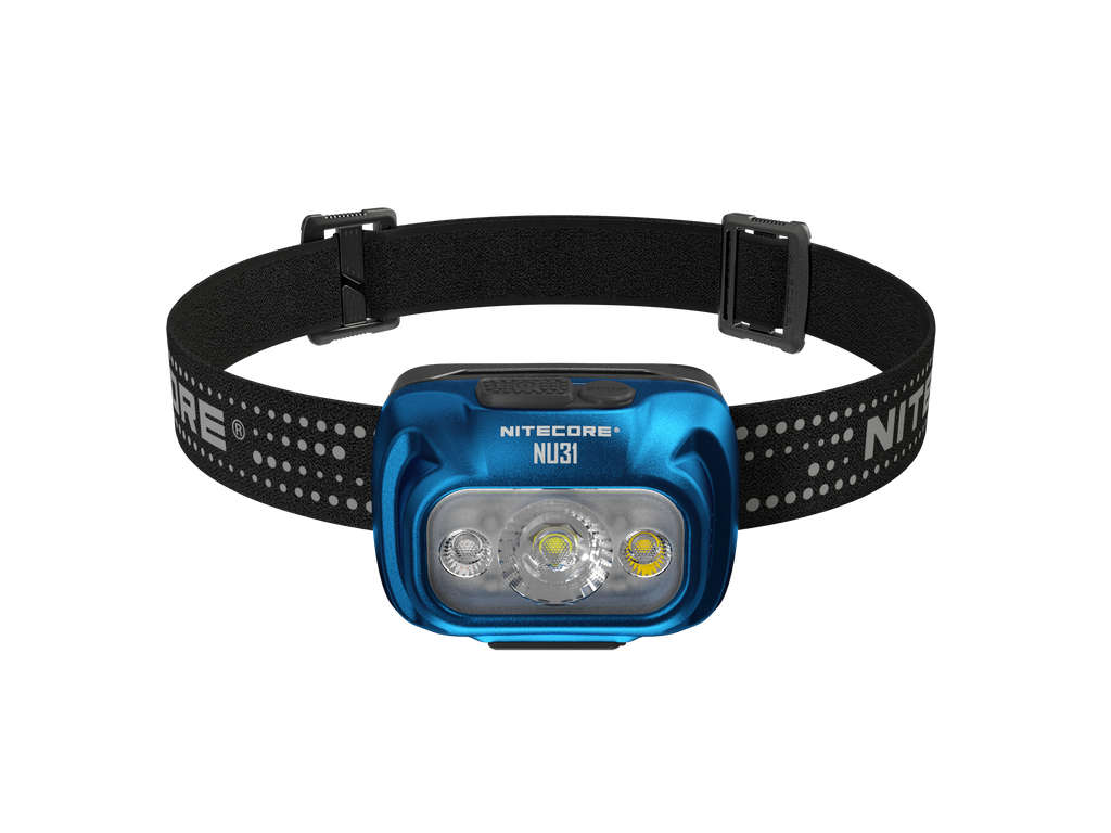 Επαναφορτιζόμενος Φακός Κεφαλής LED Nitecore NU31 Μπλε | www.lightgear.gr