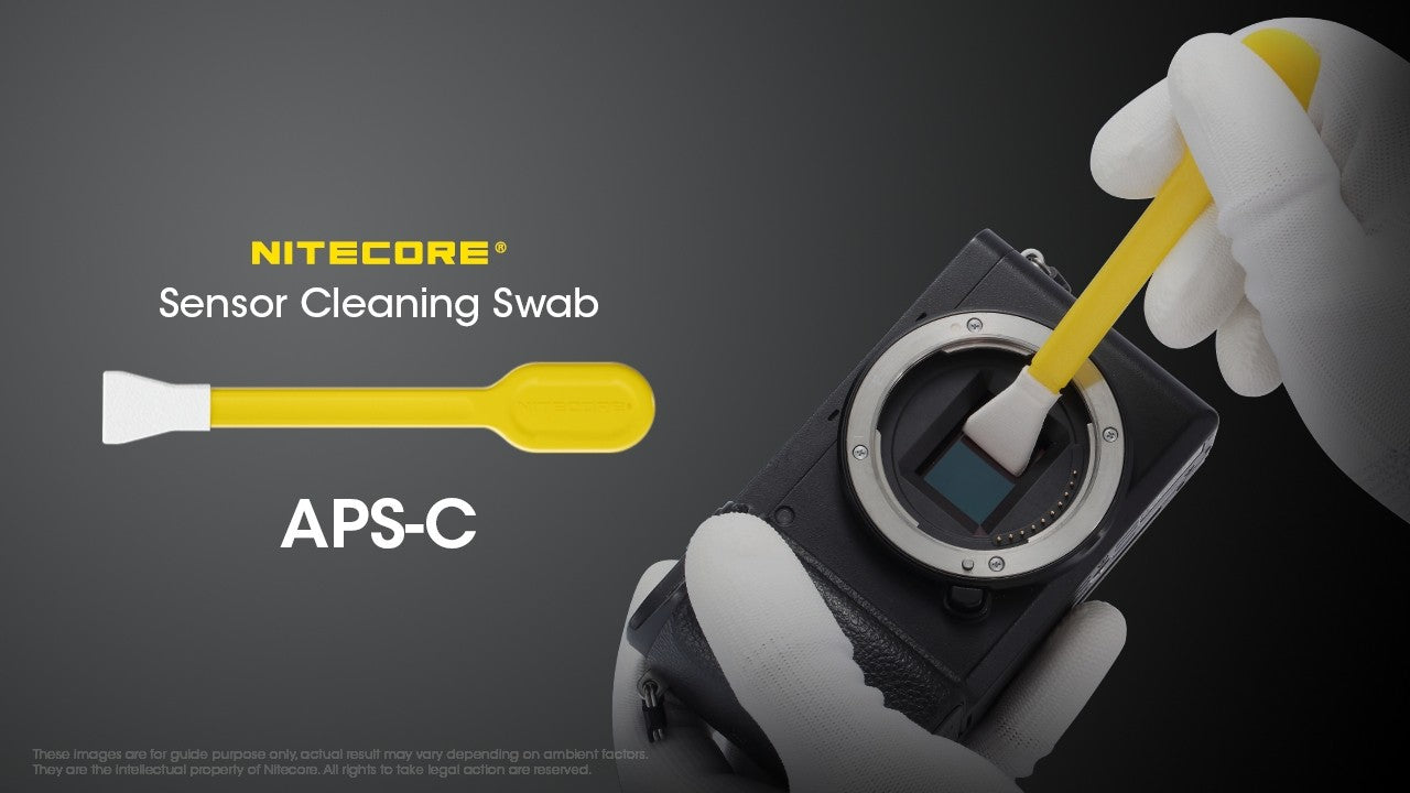 Nitecore Sensor Cleaning Swabs Long 16mm APS-C | www.lightgear.gr