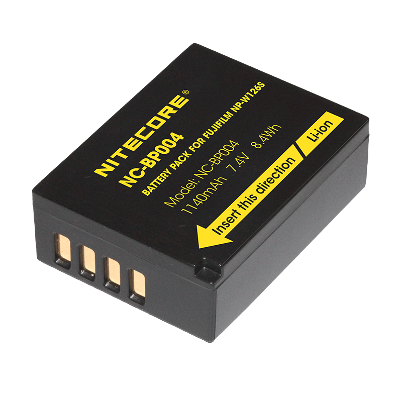 Μπαταρία Nitecore Για Fujifilm Np-w126s 7.2v 1140mah 8.4wh | www.lightgear.gr