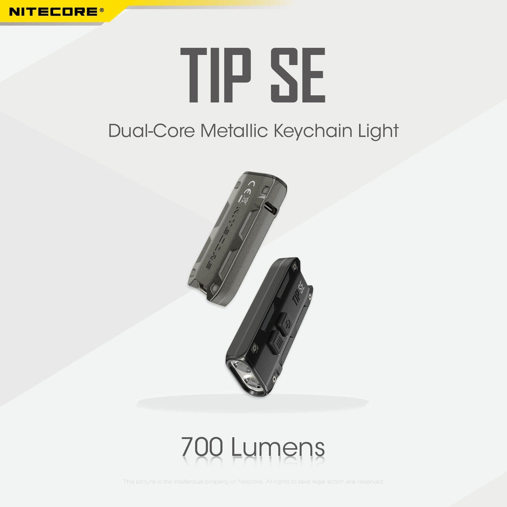 Φακός Επαναφορτιζόμενος Nitecore LED TIP SE Γκρι | www.lightgear.gr