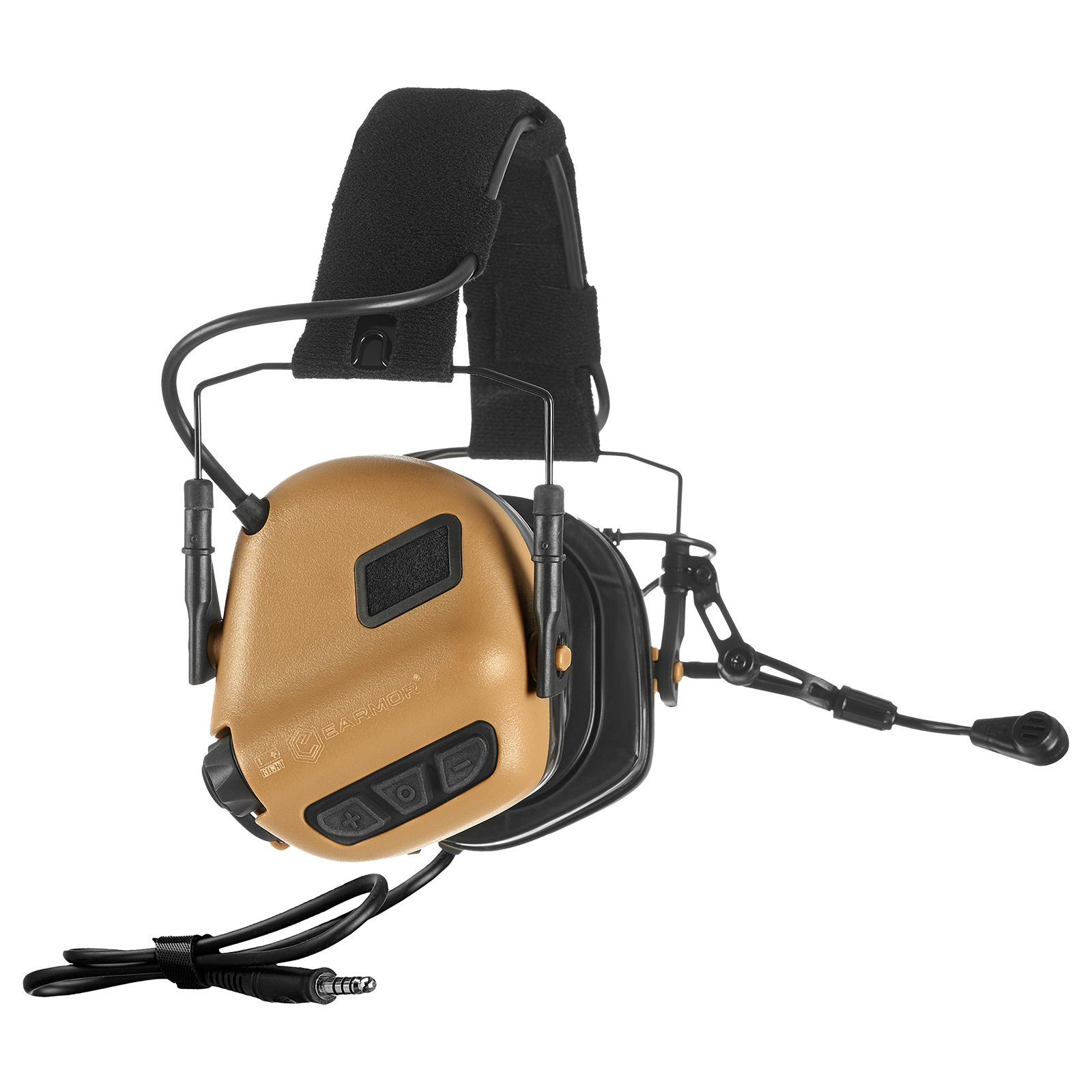 Ωτοασπίδες - Ακουστικά Επικοινωνίας Earmor M32 Plus Coyote Brown | www.lightgear.gr