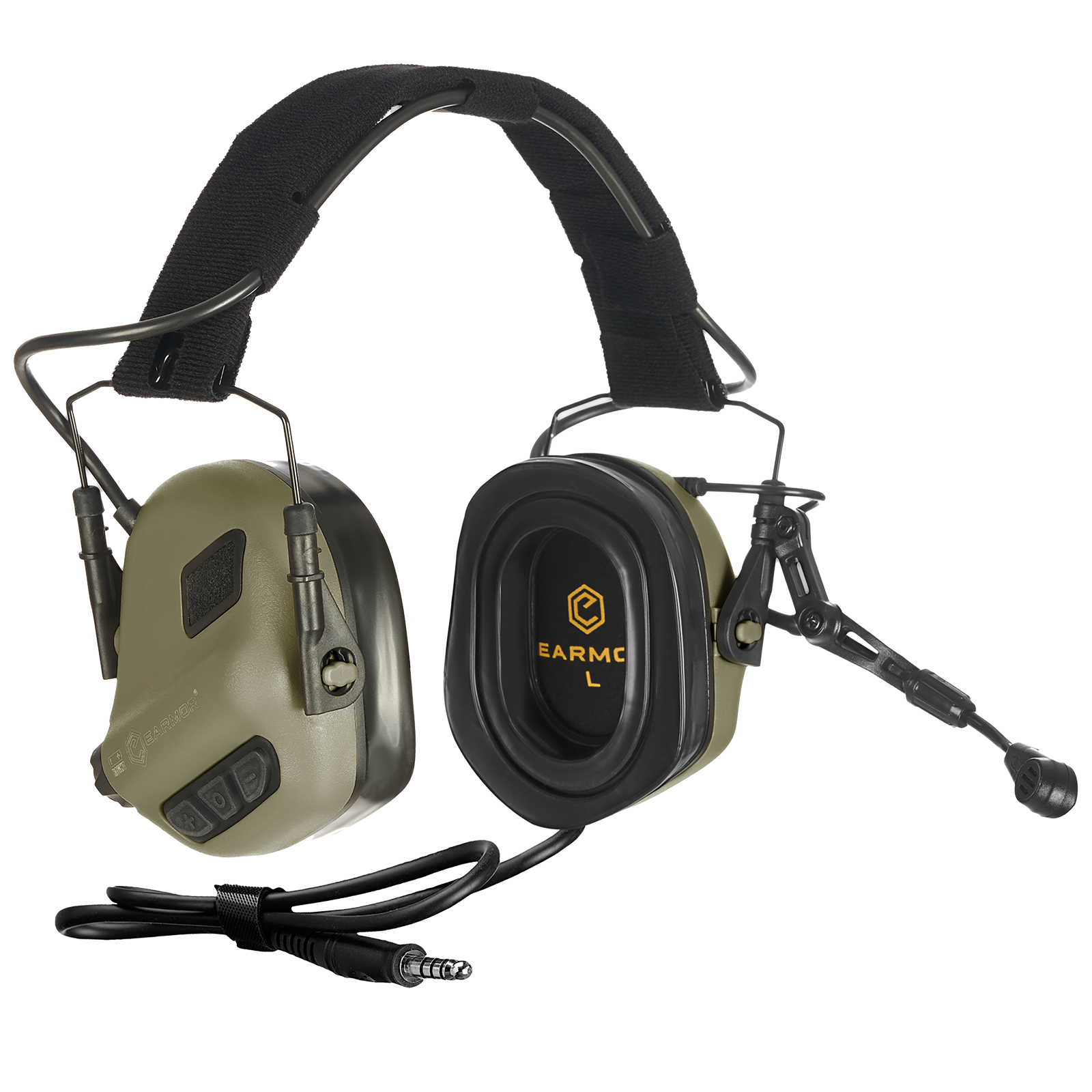 Ωτοασπίδες - Ακουστικά Επικοινωνίας Earmor M32 Plus Foliage Green | www.lightgear.gr