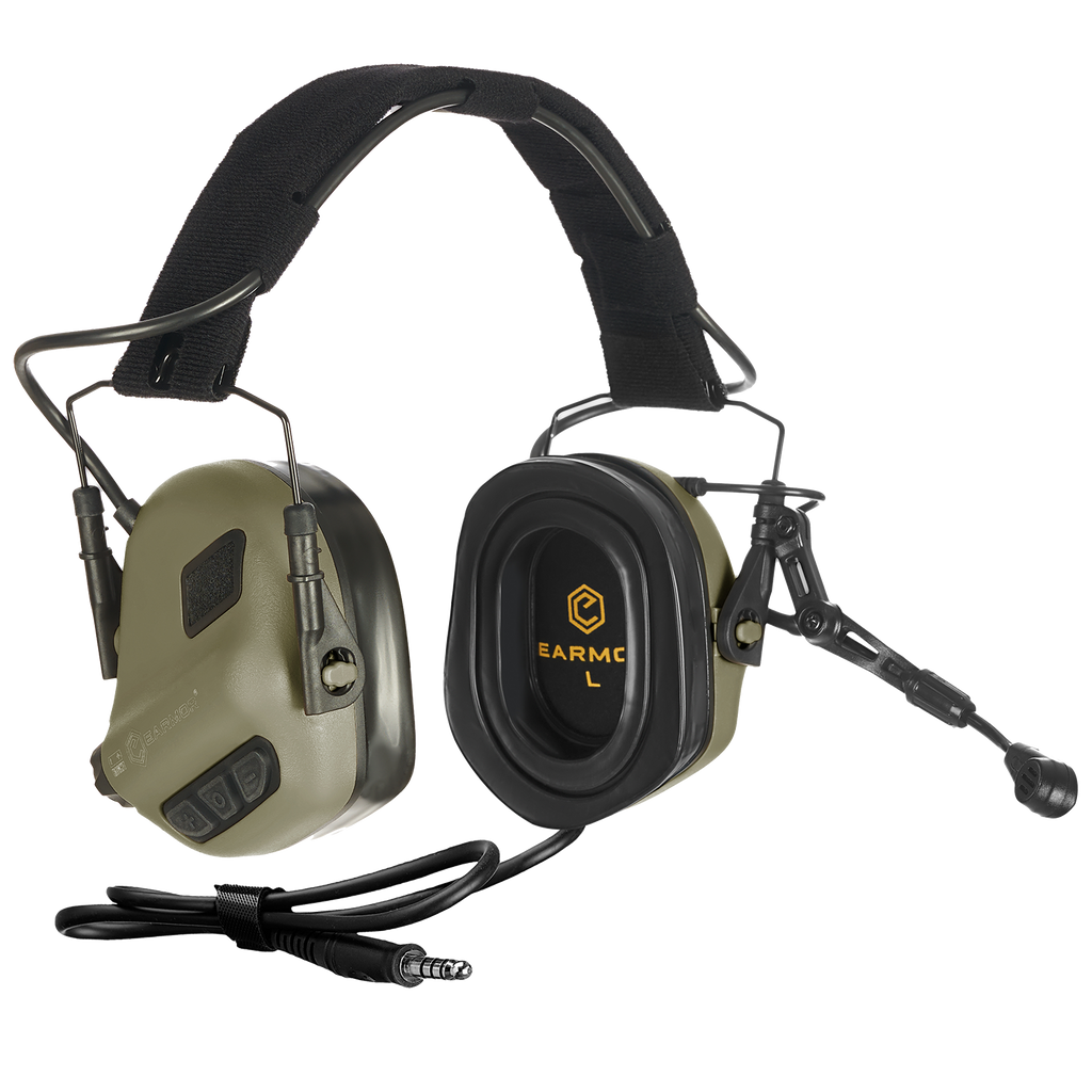 Ωτοασπίδες - Ακουστικά Επικοινωνίας Earmor M32 Plus Foliage Green | www.lightgear.gr