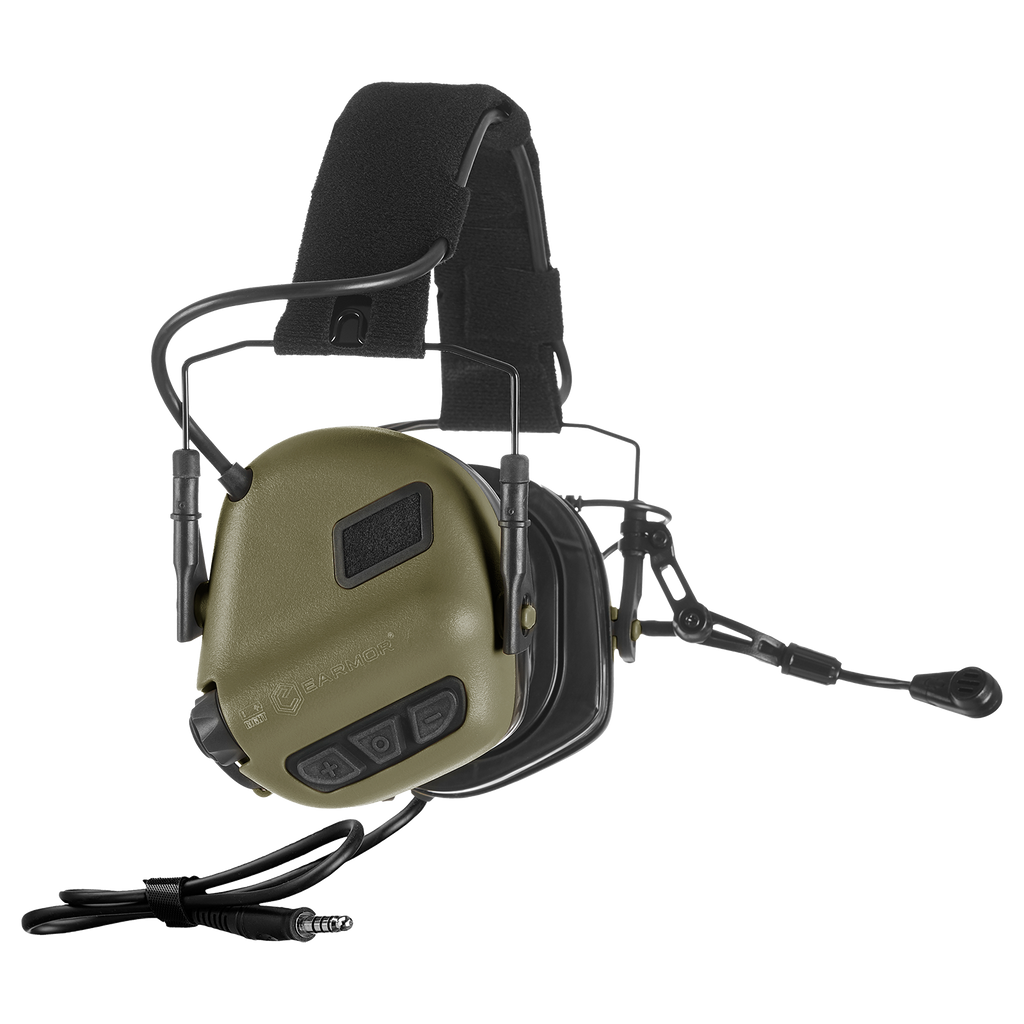 Ωτοασπίδες - Ακουστικά Επικοινωνίας Earmor M32 Plus Foliage Green | www.lightgear.gr