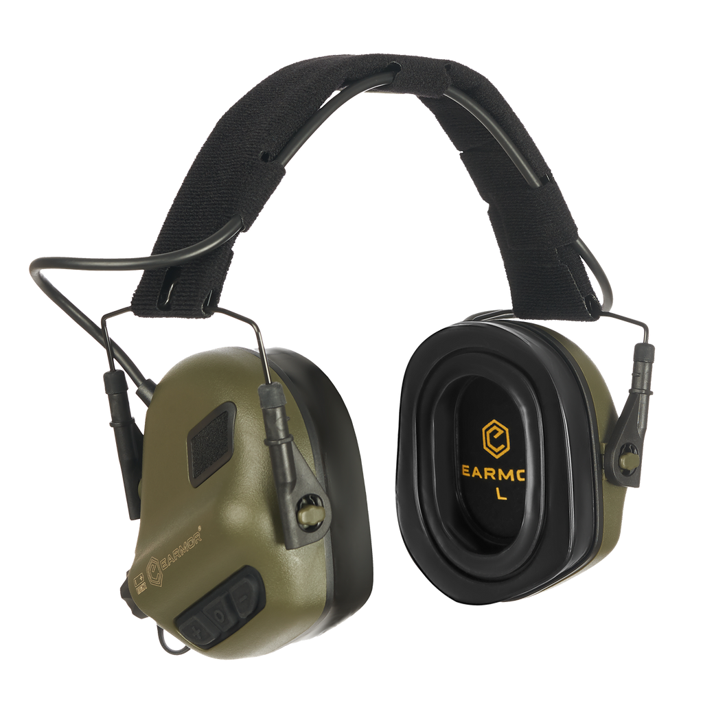 Ωτοασπίδες Ηλεκτρονικές Earmor M31 Plus Foliage Green | www.lightgear.gr