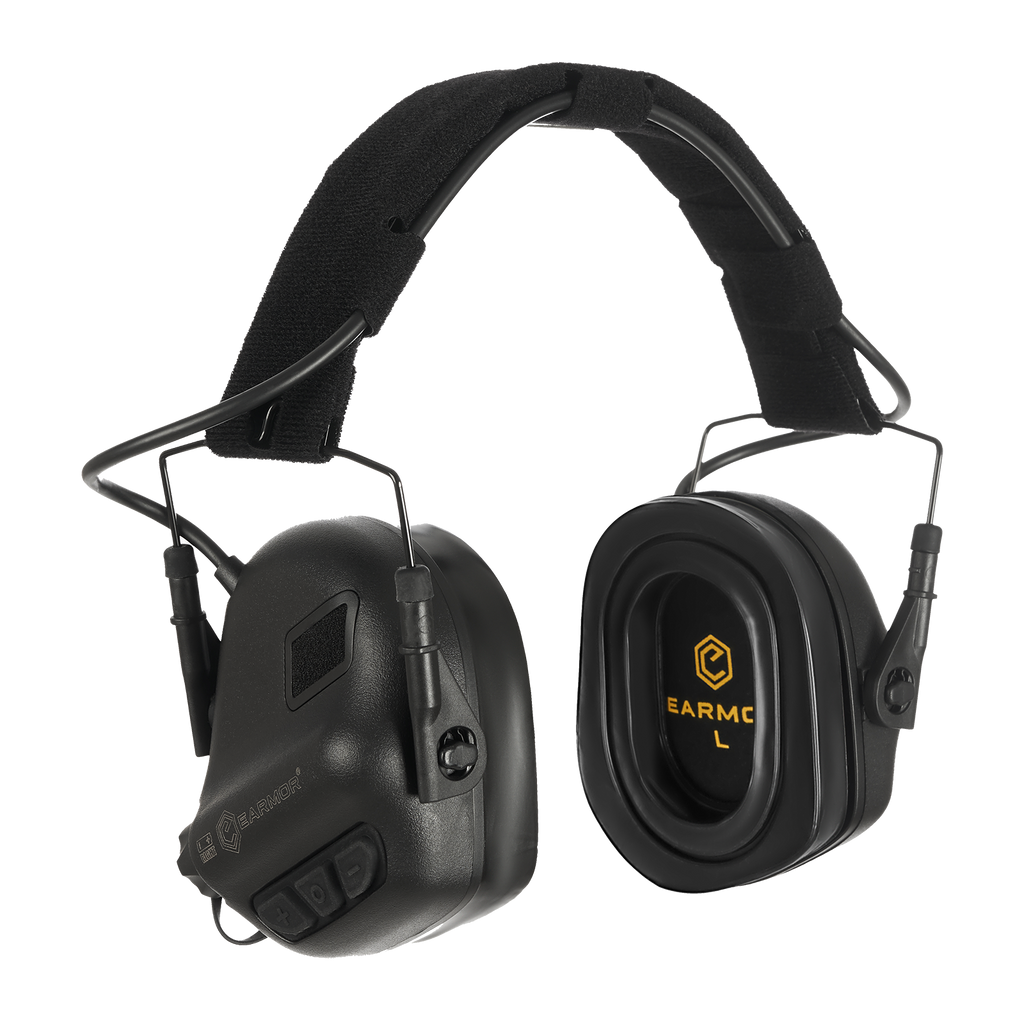 Ωτοασπίδες Ηλεκτρονικές Earmor M31 Plus Black | www.lightgear.gr