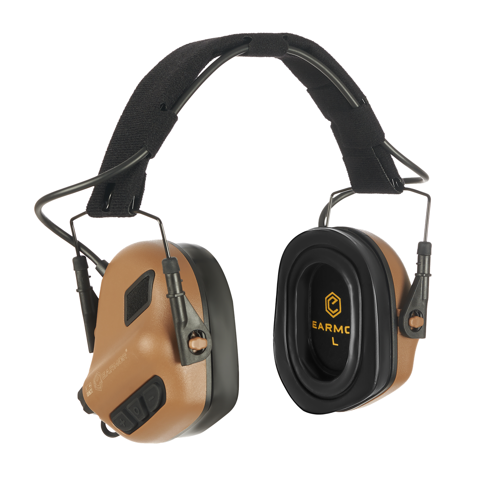 Ωτοασπίδες Ηλεκτρονικές Earmor M31 Plus Coyote Brown | www.lightgear.gr