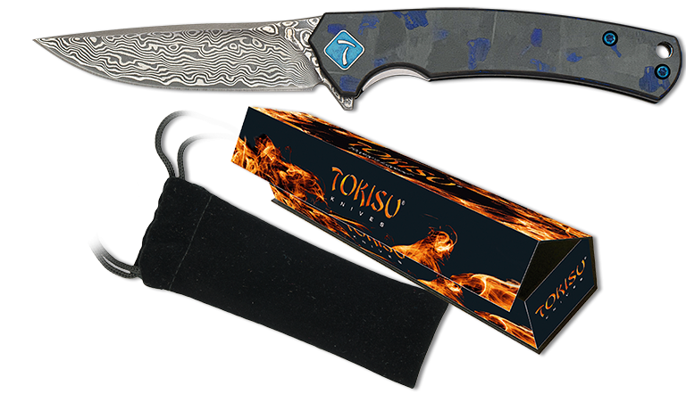 Σουγιάς Tokisu Damaskus Penknife CNC 6,80cm 18886 | www.lightgear.gr