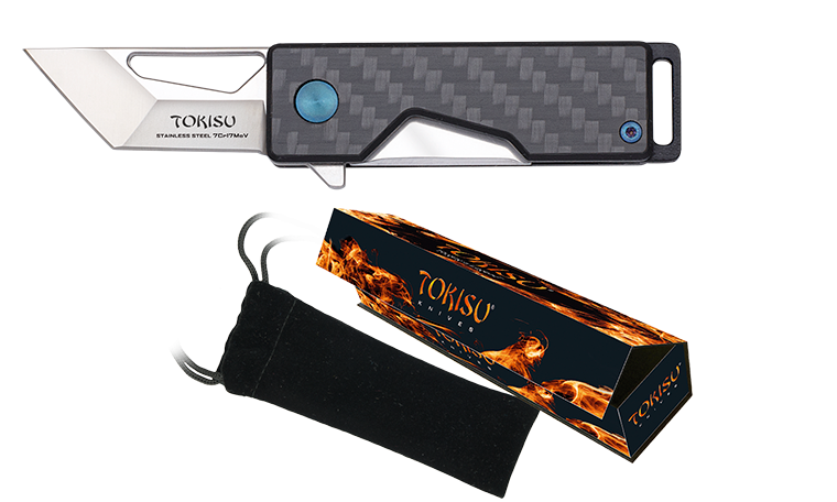Σουγιάς Tokisu Penknife Carbon Fiber-G10 4cm 18874 | www.lightgear.gr