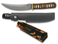 Μαχαίρι Tokisu Damask Knife 15.30cm CNC Leather Sheath 32624 | www.lightgear.gr