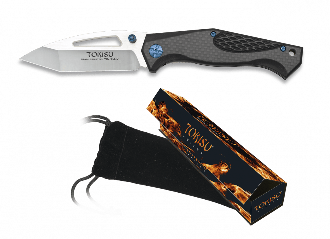 Σουγιάς Tokisu Pocket Knife Carbon 9 cm | www.lightgear.gr