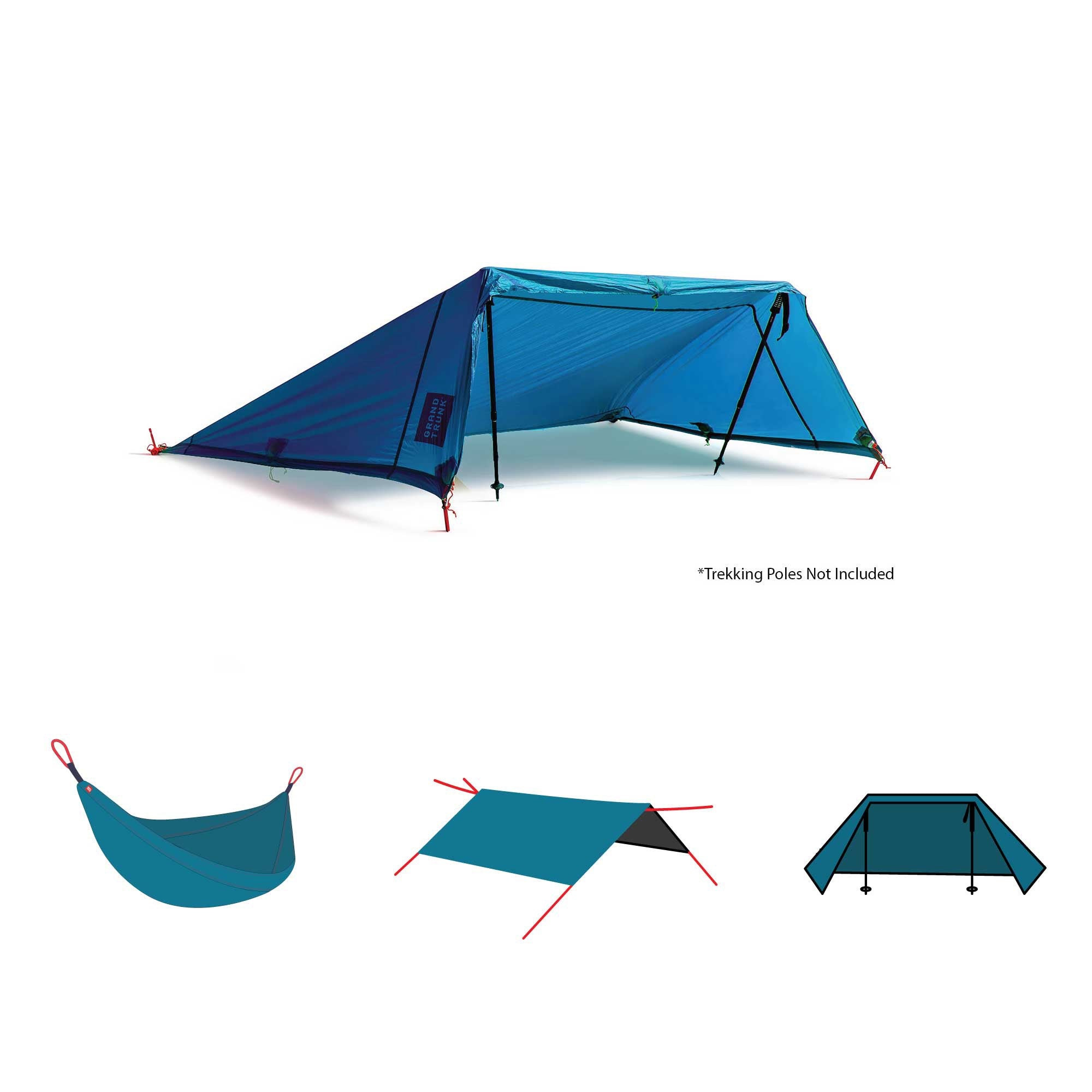 Αιώρα Καταφύγιο Grand Trunk Moab All-In-One Shelter (blue) | www.lightgear.gr