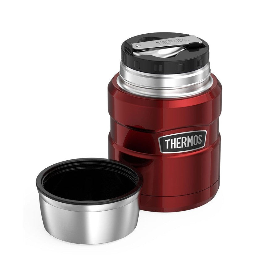 Ανοξείδωτο Θερμός Φαγητού Thermos King 470ml Κόκκινο | www.lightgear.gr