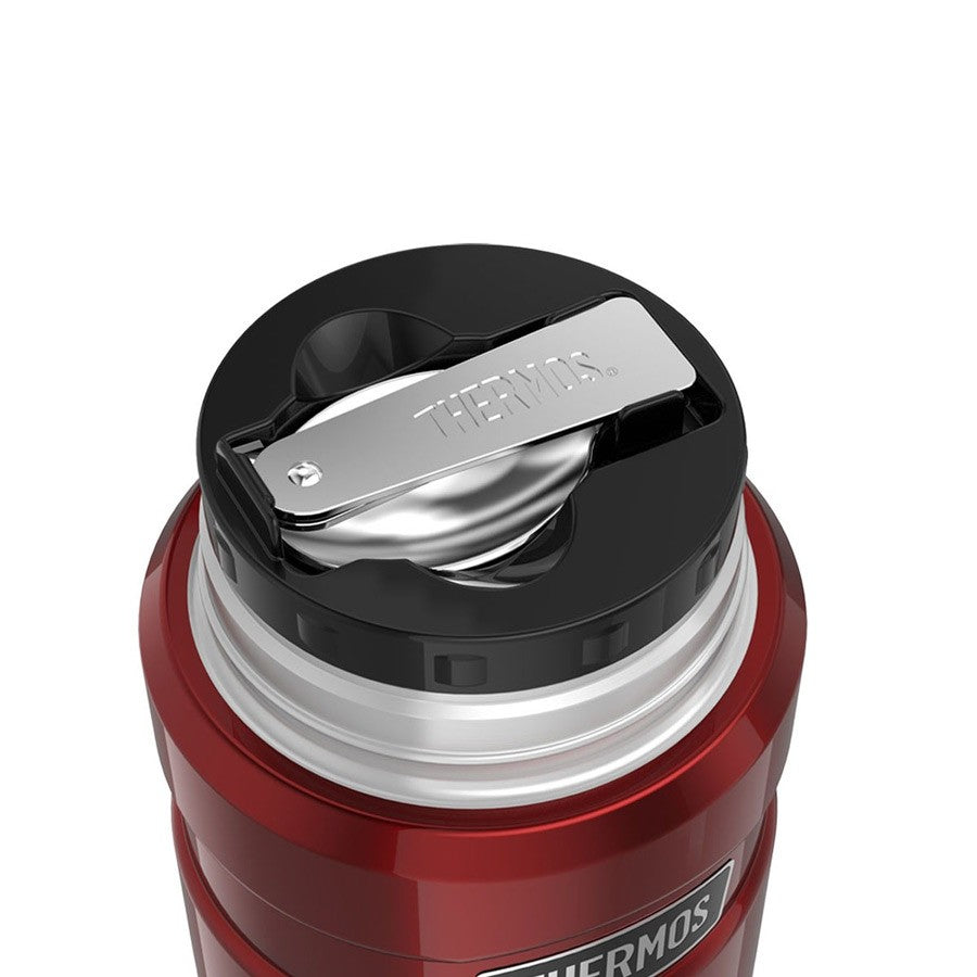 Ανοξείδωτο Θερμός Φαγητού Thermos King 470ml Κόκκινο | www.lightgear.gr