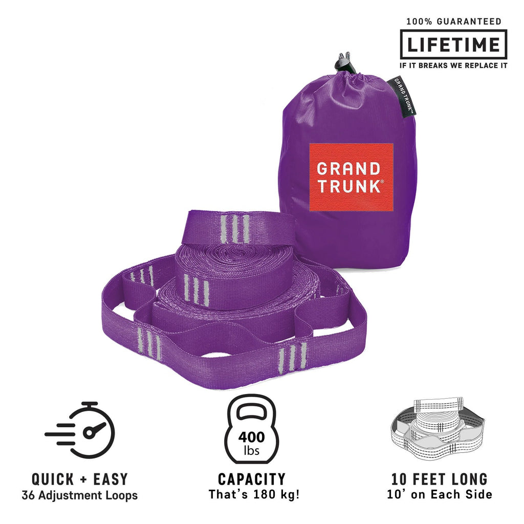 Ιμάντες Αιώρας Grand Trunk Suspension Straps (purple) | www.lightgear.gr
