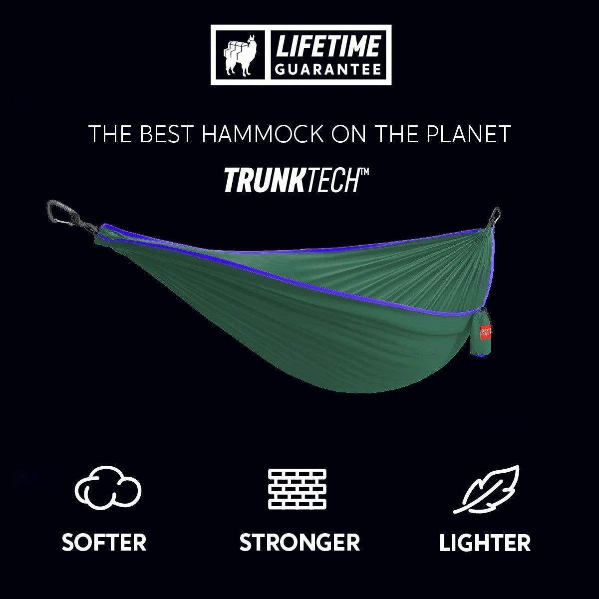 Διπλή Αιώρα Grand Trunk TrunkTech (green) | www.lightgear.gr