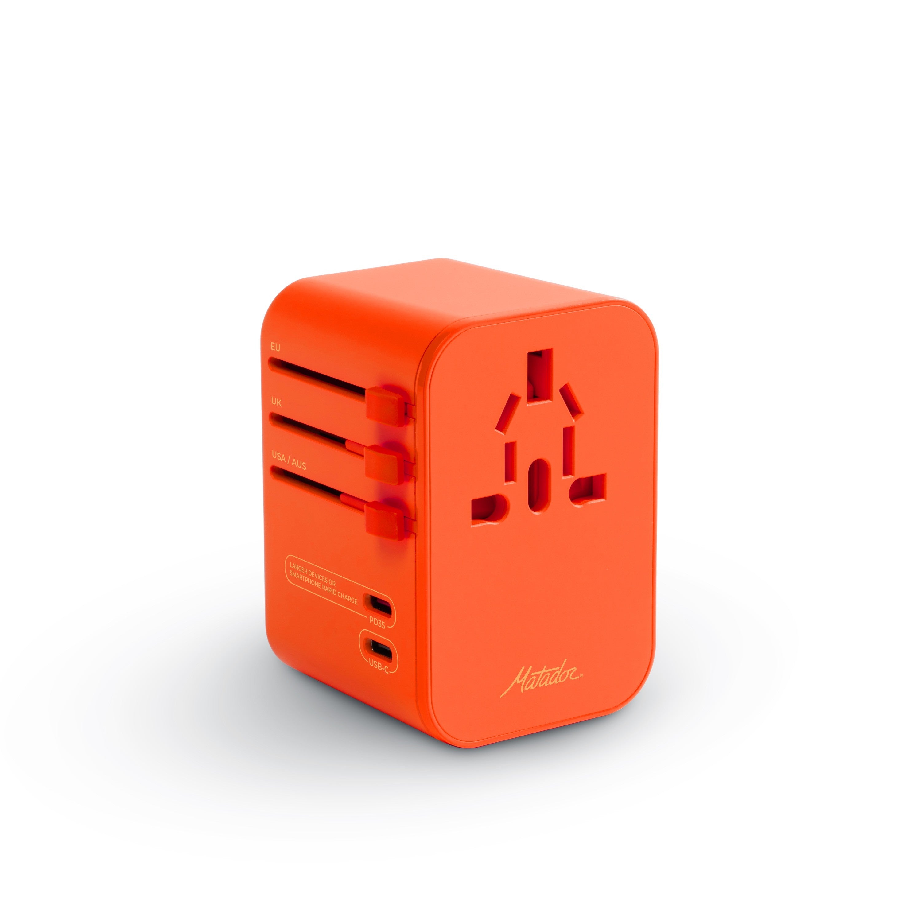 Αντάπτορας Ταξιδιού Matador Global Travel Adapter  (orange) | www.lightgear.gr