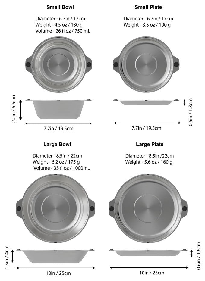 Μαγνητικό Μπολ-Πιάτο Full-Windsor Magware Bowls-plates (μονό σετ) | www.lightgear.gr