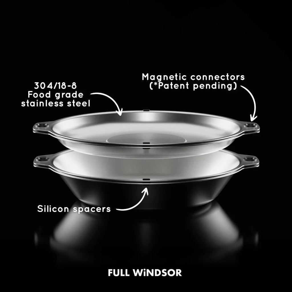 Μαγνητικό Μπολ-Πιάτο Full-Windsor Magware Bowls-plates (διπλό σετ) | www.lightgear.gr