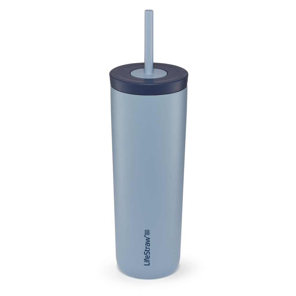 Ανοξείδωτο Παγούρι Με Φίλτρο Νερού Lifestraw Go Steel Tumbler 500ml (icelandic Blue) | www.lightgear.gr