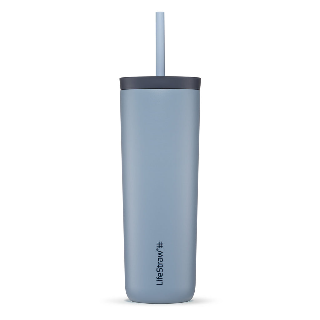 Ανοξείδωτο Παγούρι Με Φίλτρο Νερού Lifestraw Go Steel Tumbler 500ml (icelandic Blue) | www.lightgear.gr