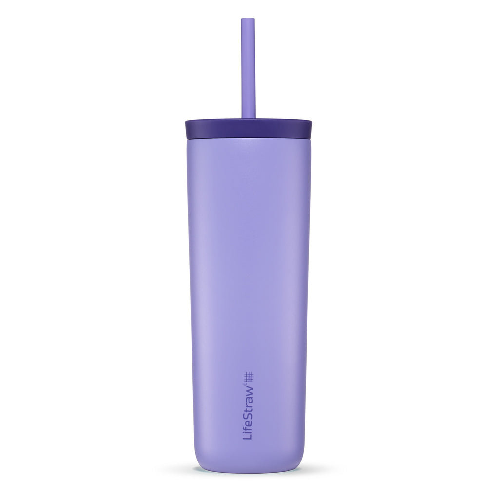 Ανοξείδωτο Παγούρι Με Φίλτρο Νερού Lifestraw Go Steel Tumbler 500ml (thistle Purple) | www.lightgear.gr