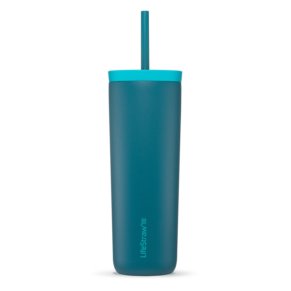 Ανοξείδωτο Παγούρι Με Φίλτρο Νερού Lifestraw Go Steel Tumbler 500ml (laguna Teal) | www.lightgear.gr
