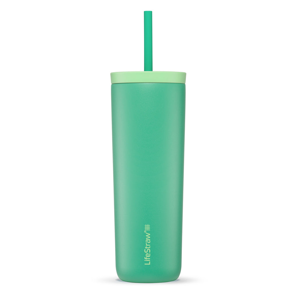 Ανοξείδωτο Παγούρι Με Φίλτρο Νερού Lifestraw Go Steel Tumbler 500ml (cactus Green) | www.lightgear.gr