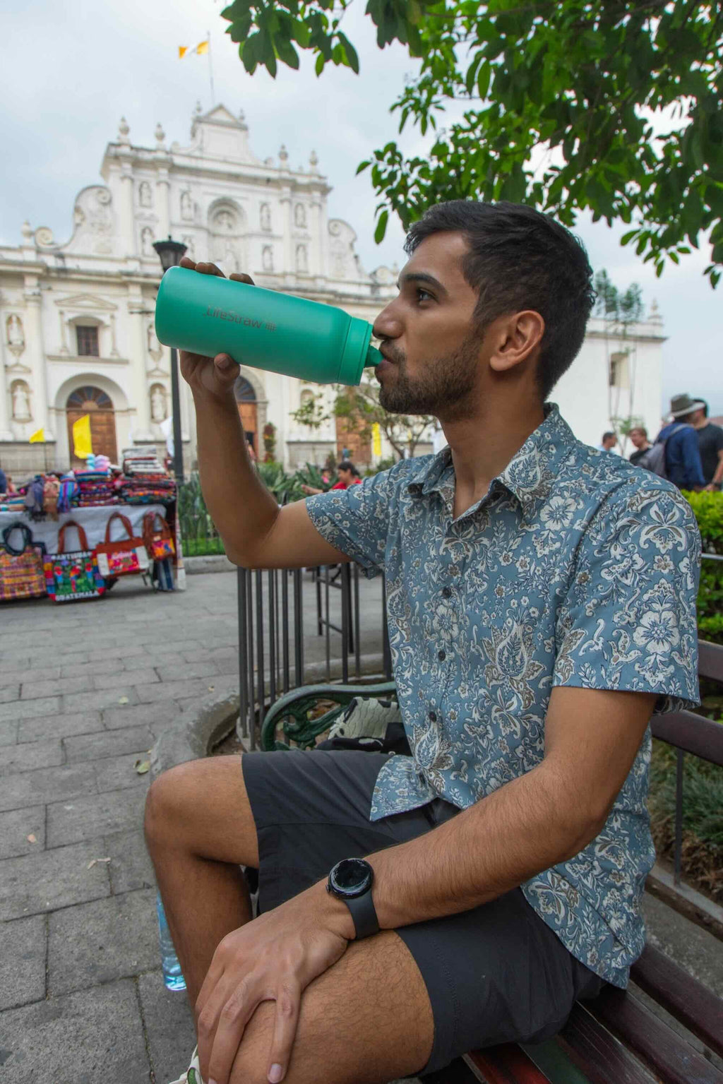 Ανοξείδωτο Παγούρι Με Φίλτρο Νερού Lifestraw Go Steel 700ml (cactus Green) | www.lightgear.gr