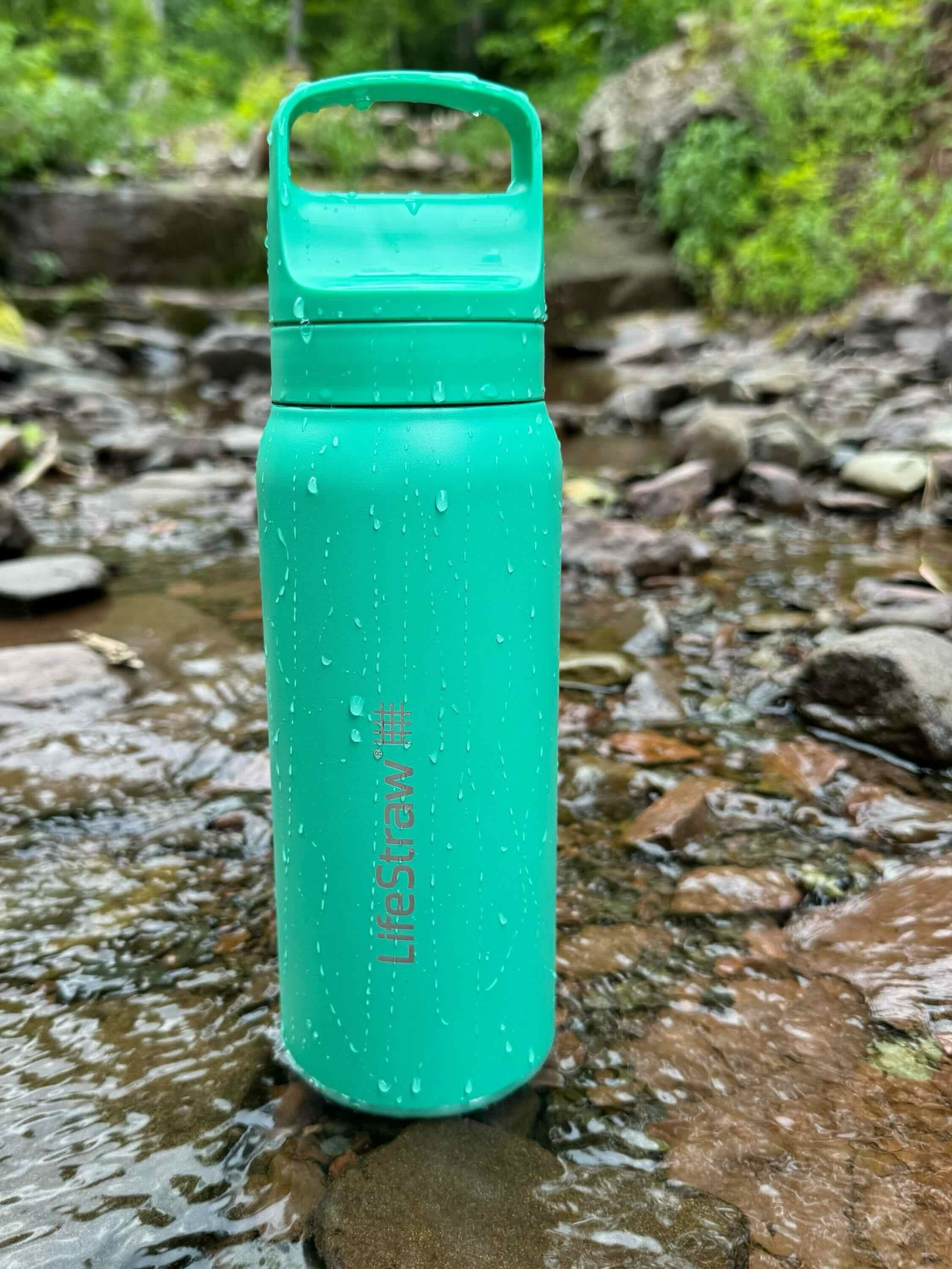 Ανοξείδωτο Παγούρι Με Φίλτρο Νερού Lifestraw Go Steel 700ml (cactus Green) | www.lightgear.gr