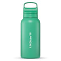 Ανοξείδωτο Παγούρι Με Φίλτρο Νερού Lifestraw Go Steel 1000ml (cactus Green) | www.lightgear.gr