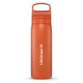 Ανοξείδωτο Παγούρι Με Φίλτρο Νερού Lifestraw Go Steel 500ml (kyoto Orange) | www.lightgear.gr