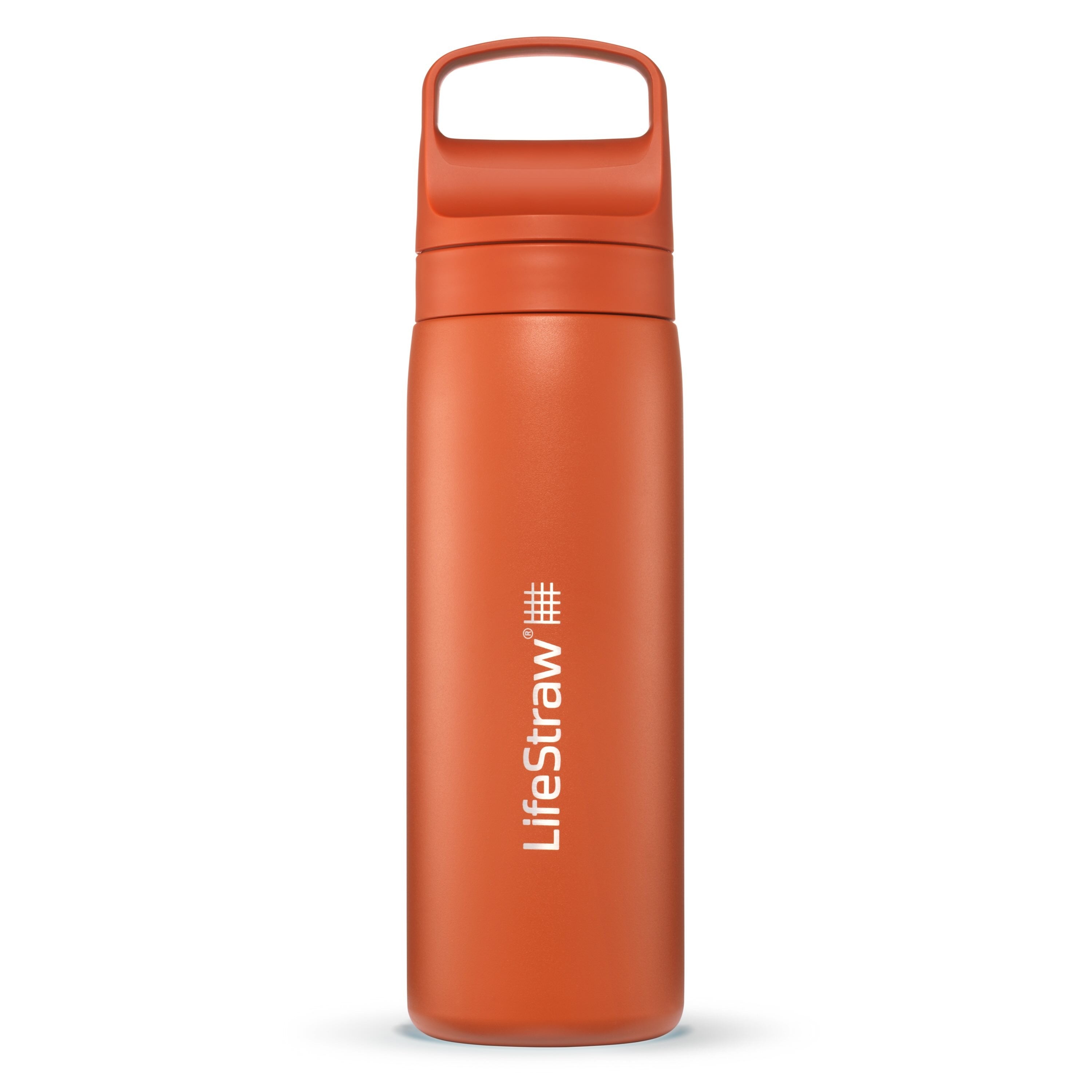 Ανοξείδωτο Παγούρι Με Φίλτρο Νερού Lifestraw Go Steel 500ml (kyoto Orange) | www.lightgear.gr