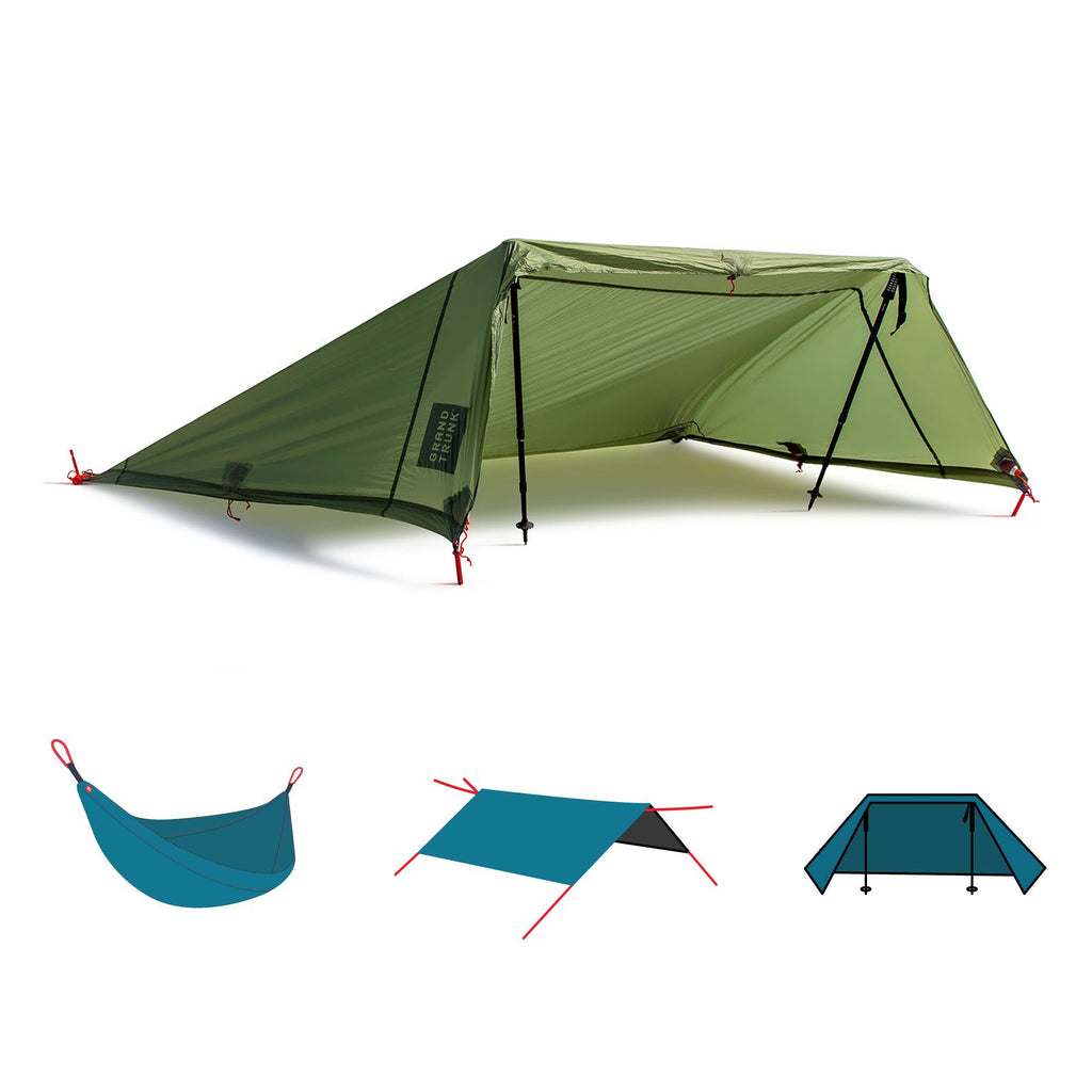 Αιώρα Καταφύγιο Grand Trunk Moab All-In-One Shelter (green) | www.lightgear.gr