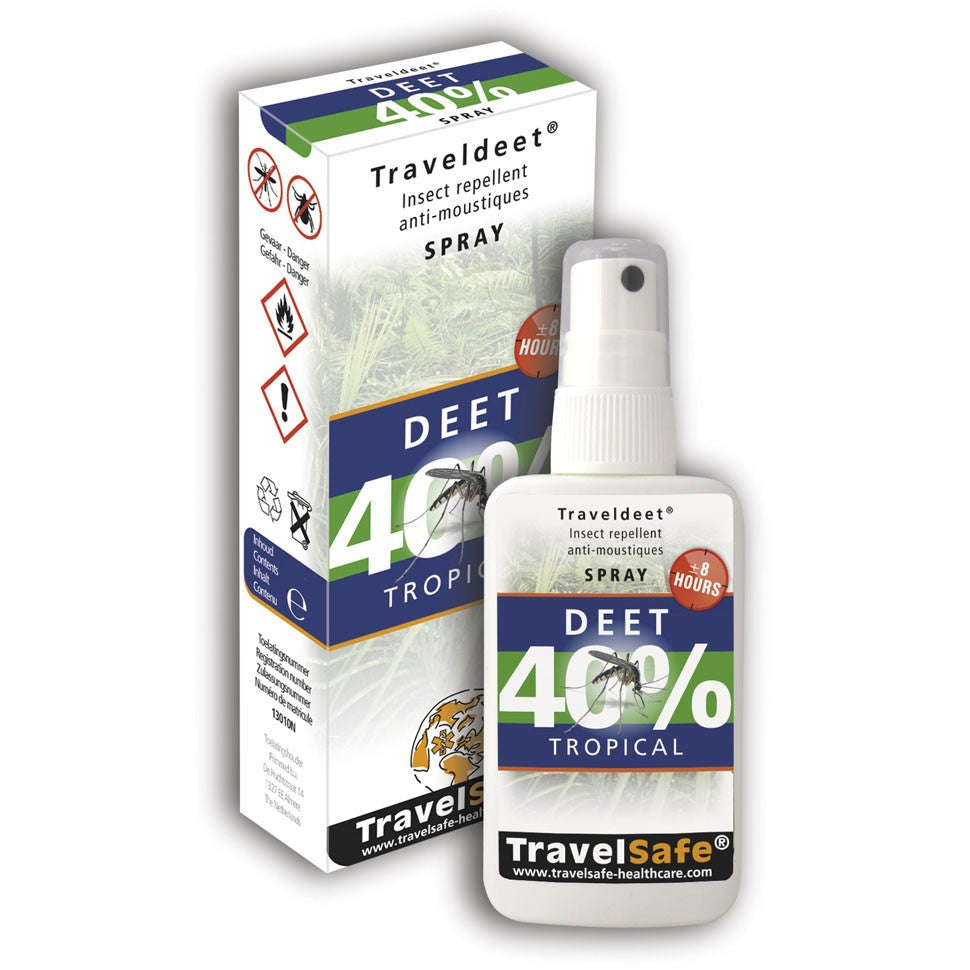 Εντομοαπωθητικό Σπρέι Travelsafe Travel Deet 40% 60ml | www.lightgear.gr