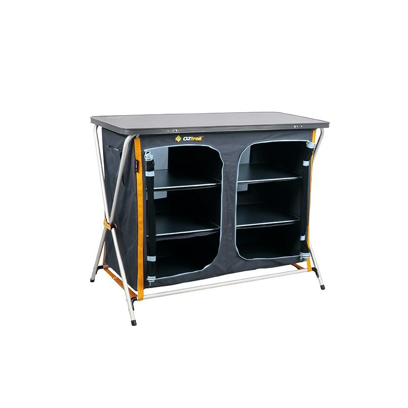 Ραφιέρα Πτυσσόμενη Oztrail Deluxe Folding 3 Shelf Double Cupboard | www.lightgear.gr