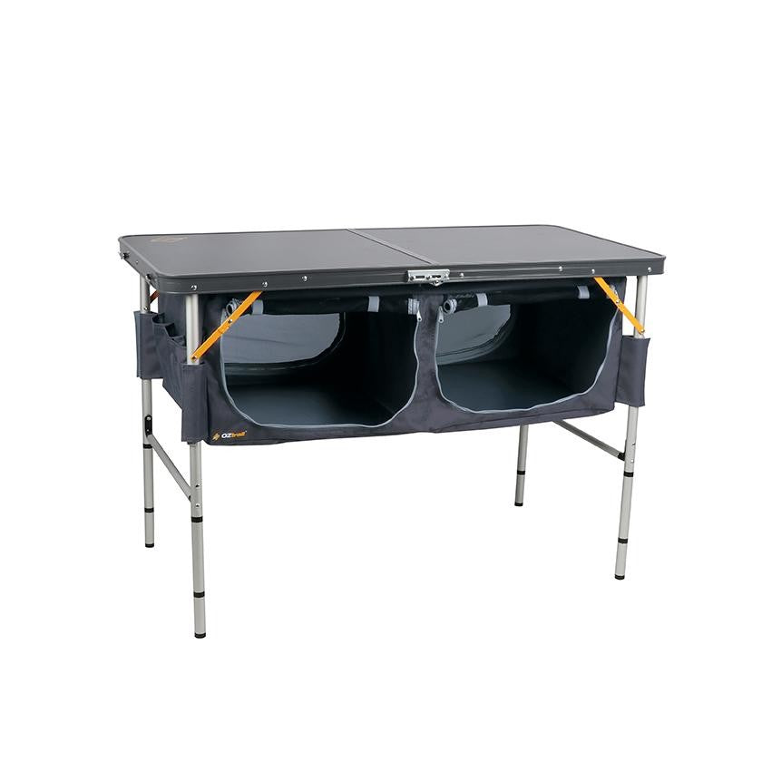 Τραπέζι Ραφιέρα Πτυσσόμενο Oztrail Folding Table With Storage 120 X 60 X 82 εκ | www.lightgear.gr