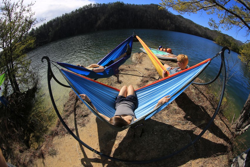 Βάση Αιώρας Τριπλή Πτυσσόμενη Eno Pod Triple Hammock Stand | www.lightgear.gr