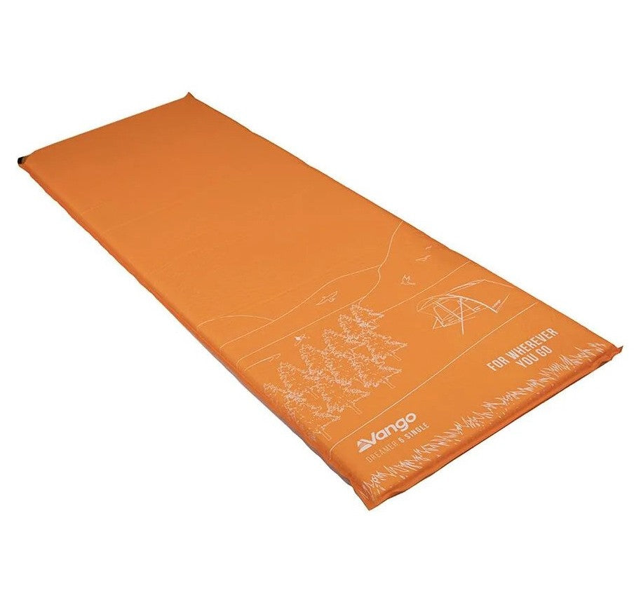 Αυτοφούσκωτο Στρώμα Ύπνου Μονό 183 X 63 X 5 cm Vango Dreamer 5 | www.lightgear.gr
