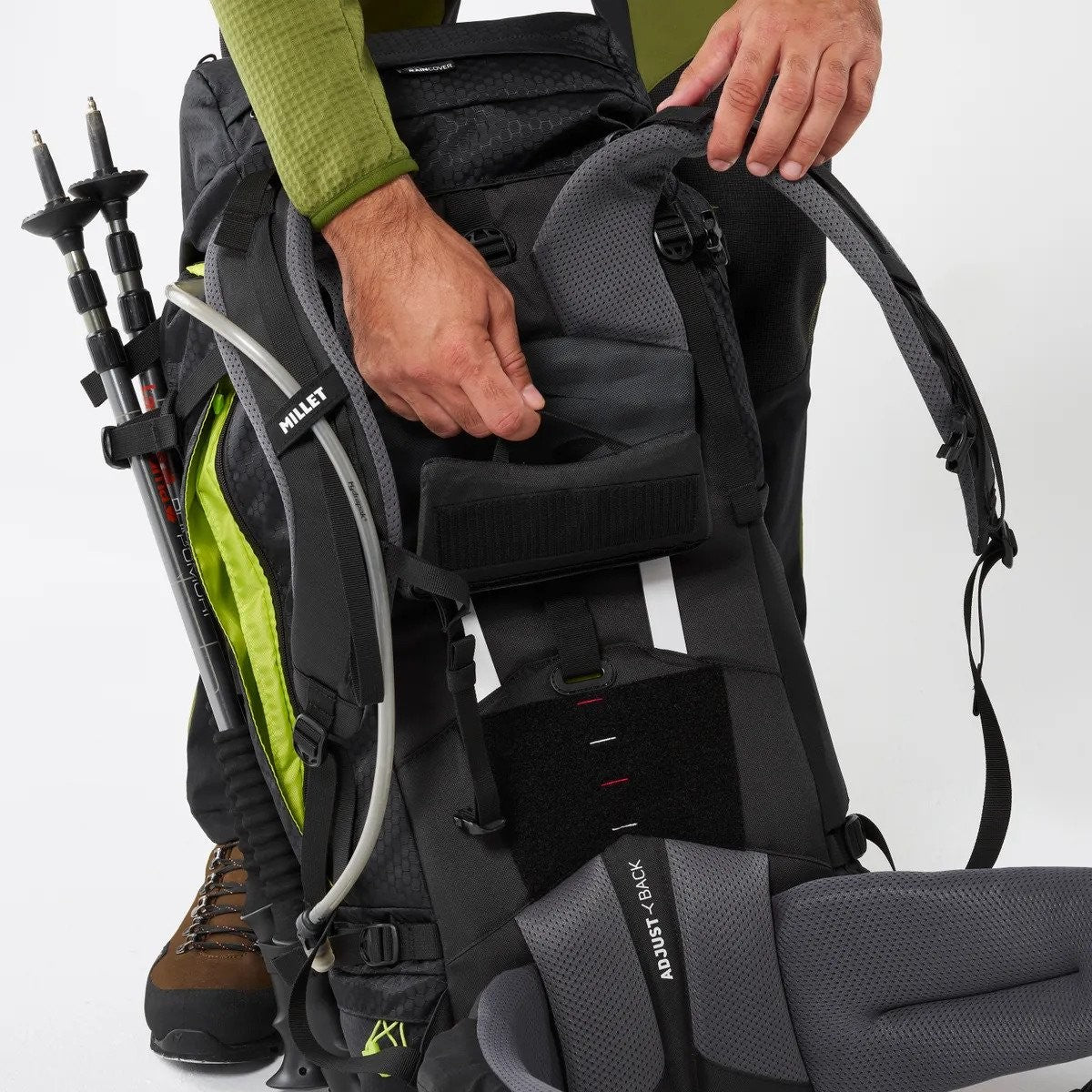 Ορειβατικό Σακίδιο Millet Ubic 60+10 Black | www.lightgear.gr