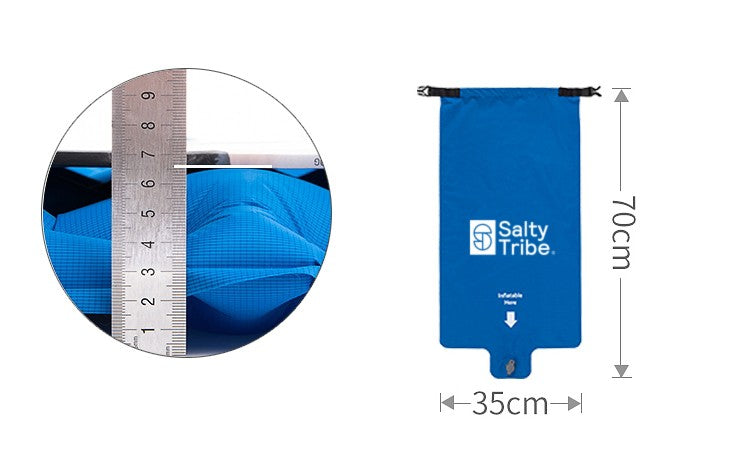 Φουσκωτό Υπόστρωμα Ύπνου Μονό Με Pump Bag Salty Tribe Ciconians 185x55x5cm | www.lightgear.gr
