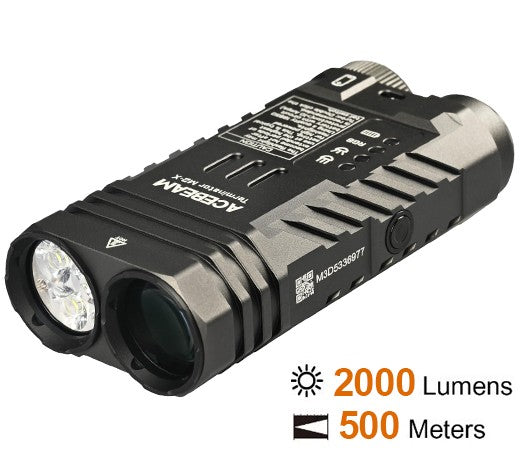 Φακός Acebeam M2-X Terminator 5000k + Battery | www.lightgear.gr