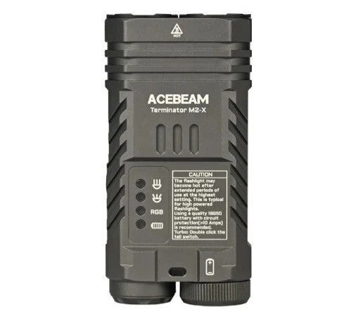 Φακός Acebeam M2-X Terminator 5000k + Battery | www.lightgear.gr